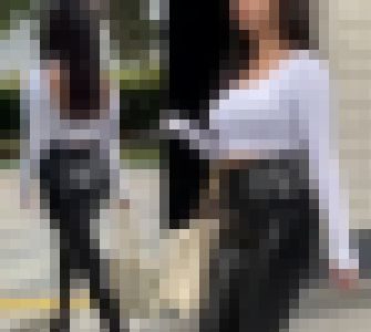 【超高画質セット】巨乳とレザーパンツの巨尻