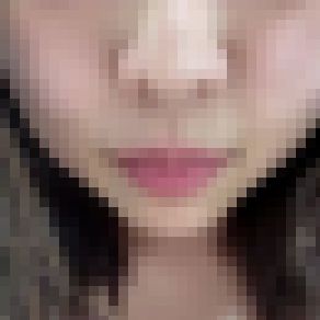 【口/唇/舌/のどちんこフェチ】素朴なモデルの口をアップで撮影