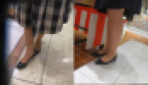 【ショッピングしてきた10】働くお姉さんの脚２名