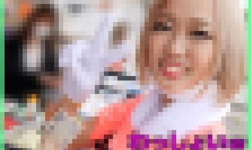 【ハメ撮り】代々木でバイト中の金髪ギャルに交渉して3Pハメ倒し