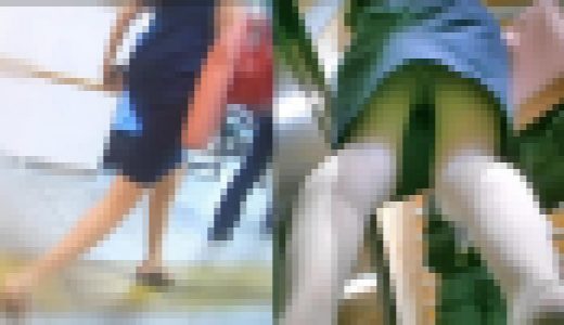 【エスカ4】細見お姉さんの美脚