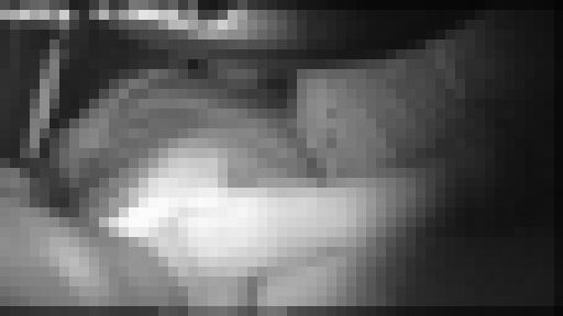 ぽっちゃりメガネっ子の車内フェラ