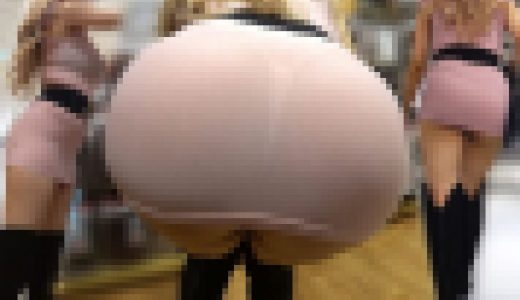 【フルHD 超高画質】【前編】エグい食い込みパンチラを魅せ付けるセクシー巨乳ギャル♪透け感もレベチです!!