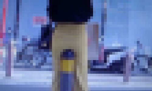 ショートカットイマドキドエロヒップ美女のアソコに極太ポールが突き刺さってるよ笑