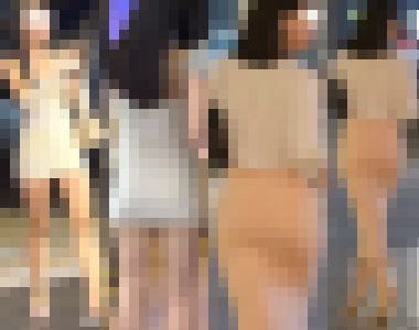 高画質 タイトミニのムチムチなお尻とＰライン２