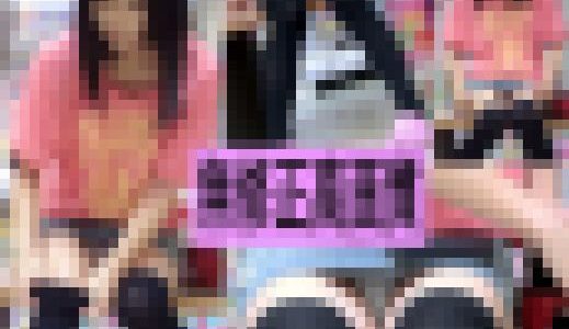 【無修正高画質】可愛いニーハイ美少女のぴちぴち純白パンツが見えまくり極上対面パンチラ盗撮動画