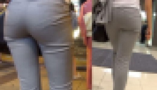 神爆尻パンツスーツOL様の神すぎる雌オーラ！求愛HIPに雄が群がる！