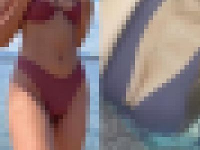 むちゃスタイル良い美人さんの水着と普段着