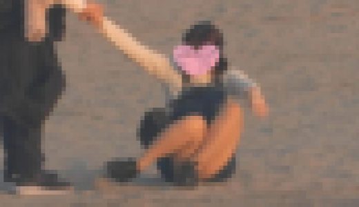 4k→FHD【画像付き】★4分03秒★顔出し★可愛い子の開脚【白】夕暮れ②場面～究極のフェチズム035～