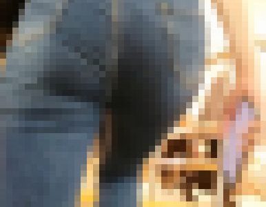 【食べ頃ヒップ】20代細身OLスキニーデニム尻19