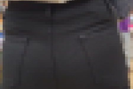 【黒デニム】ムッチリしたお尻とパンティーラインラスト