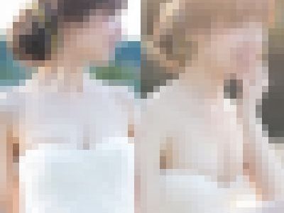 素人女性90　おっぱいがマジで見えそうな清楚美人な花嫁さん