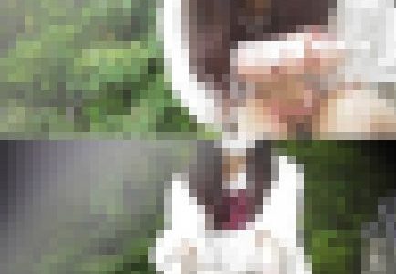 制服コスのかわいい系女子を撮影