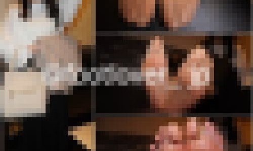 【画像＋おまけ動画】２５才OLさんの仕事終わりの蒸れて臭った膝下パンスト！皮膚ポロポロ素足！