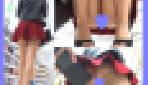 ❦ギャルお姉さんのナマ脚＆喰い込みパンティを逆さ撮りwww！！❦