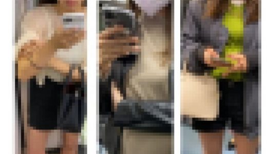 ３名の美人お姉さんの対面エロ過ぎる立ち生脚美脚739