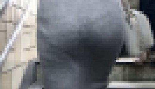 【好評再販SALE】ムチムチのニットスカートにデカ尻がエロい感じに！むっちりとパンティーラインがスカートに張り付く【114】