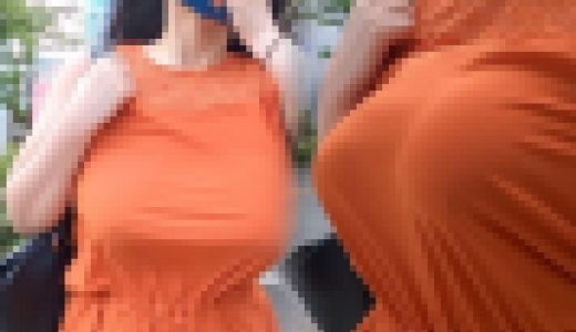 【高画質】爆乳がばいんばいんに揺れるお姉さん！！ダッシュ揺れでおっぱいが取れそうですっ！！