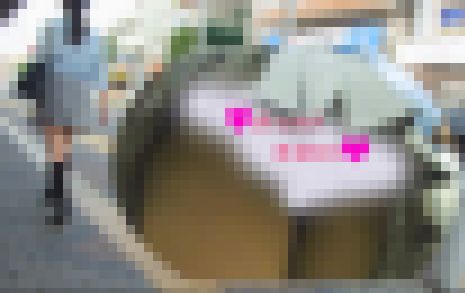 「見ないで下さい！」エロレース下着の制服ミニスカ女子を階段追い撮り盗撮動画