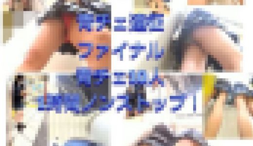 【青チェ遠征ファイナル】ラストは10人1時間超えの大ボリューム！2日粘着2人！トイレ内まで粘着！