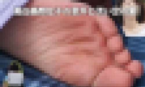 美白美顔女子の意外と汚い足の裏