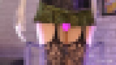 【正面パンチラ】ヒラヒラマイクロミニ観察