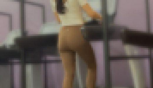 ガチセレブ奥様自慢の柔らか美巨尻！パッツンレギンスでジューシーなケツ肉をスケベにムニュらせて男を誘惑！下品な『走る女』編