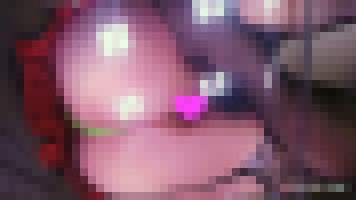 【透明椅子】フレアミニ＆紐Tバック
