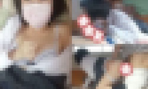 猫被ったショートカットのウブウブJ〇！会ったばかりなのにやらしい姿でピチャピチャ赤貝に濃縮ミルクたっぷり注入！①