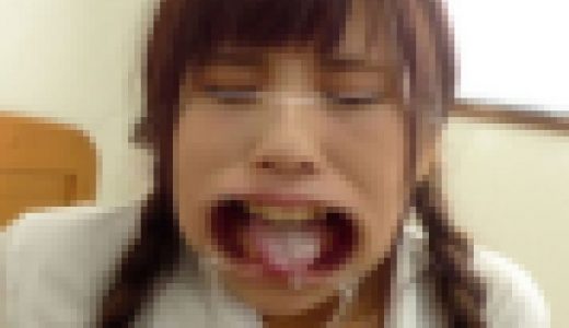 ◆素人投稿動画 フルハイビジョン(FHD)高画質 『中盤40分』 黒髪おさげのメガネっ娘が笑顔だったり涙目だったりでザーメン飲み