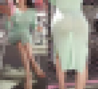 【音あり高画質】ノーブラの透けワンピでＴバックも透けて
