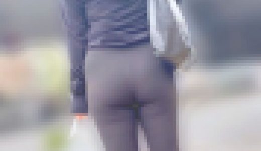 40代のガチセレブ奥様のエロデカ尻！熟したピーマン尻をたっぷりムニュらせて男を誘いだす！下品なパッツンレギンス セレブ人妻編