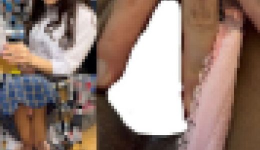 vol.50(衝撃マンポロ、ヒクヒクくぱぁアリ)激カワ青チェKのスケスケTバック逆さ撮り