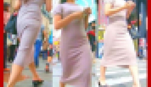 No.866ワンピースから浮き出るお尻曲線美から目が離せないステキエロお姉さん