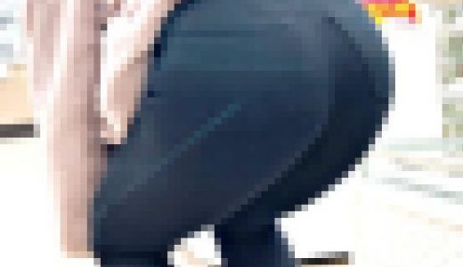 ロン爺の４Ｋピタパン女604　豪快な突き出しデカ尻