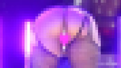 【デカ尻】白のTフロント正面から観察