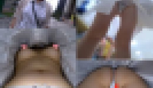 【ワンピの中の秘密】ノーブラお姉さんの胸ポチパイスラと圧巻の釣鐘型おっぱい！