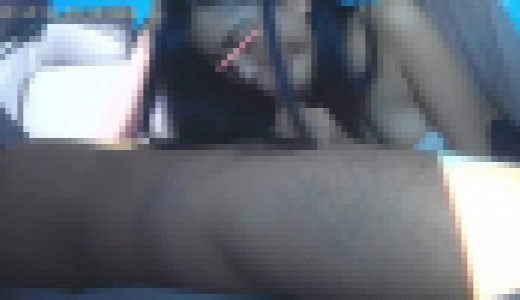 顔出し!!可愛い清楚な美女が車内でフェラ抜き動画