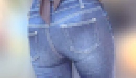 肉食系白ギャルの見事な美巨尻！長身スーパー色白ボディとピーチ尻をガチパッツンさせて男を挑発！下品なスキニーデニム お姉さん編