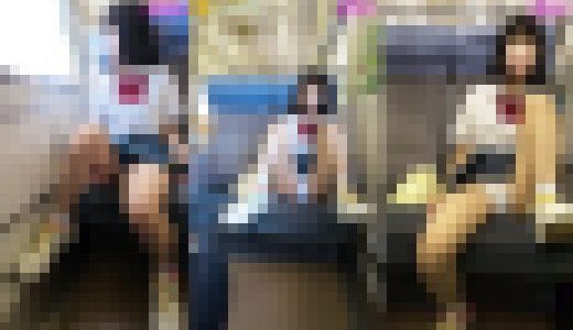 【縦型動画】制服で電車に乗ったら、向かいの席から純白パンツ見られちゃったJ.Kちゃん（1）