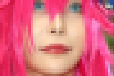 コスプレイヤーの顔面アップ006