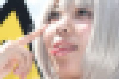 コスプレイヤーの顔面アップ018