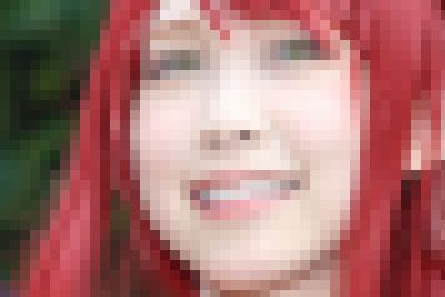 コスプレイヤーの顔面アップ029