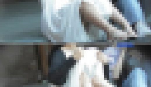複数の女の子の座りパンチラ動画