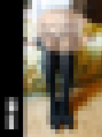 スラッと美脚美人。蒸れたブラックパンスト！湿る黒スト編・1【個撮】