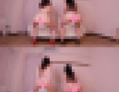 【アナル見せつけ】みやびちゃんと仲良くガニ股アナル見せつけ❤️(1分27秒)