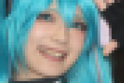 コスプレイヤーの顔面アップ105