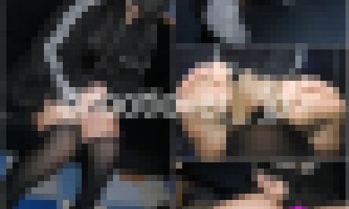 【画像＋動画】１９才地雷ちゃんの厚底スニーカーで蒸れたムチ脚ニーハイ！髪染めで汚れた素足！シミパン！Gカップ谷間！