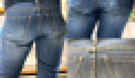 知的な奥様の本格スキニー 大接近でデニム生地をじっくり観察しちゃいました 前編【街中風景082】