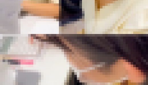 【胸ちら/パンチラ】油断してノーブラだった食い込みパンティモロ出しOLさん+デカ乳輪OLさん